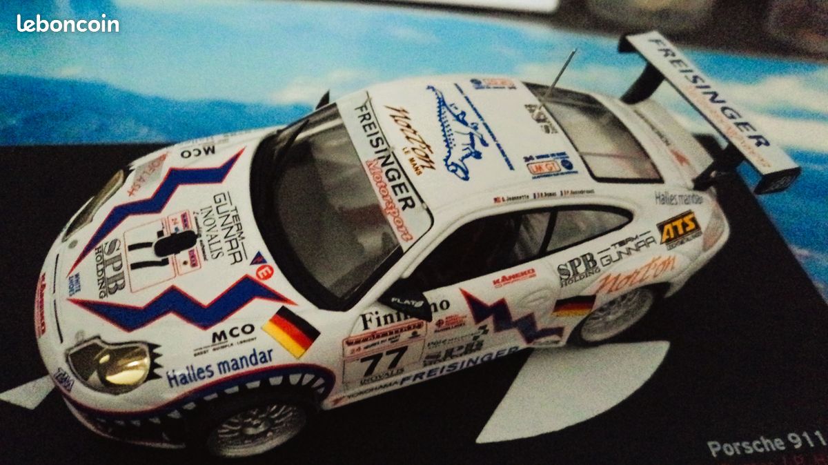 SPARK-MODEL S5525 Porsche 911 GT3-R  996  #83 Le Mans 2000 Luhr Wollek Muller 1 43