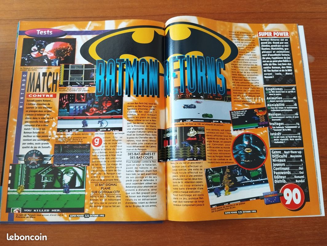 Super Power N°14 (1993) Spécial Jurassic Park & DBZ (Poster inclus) (image 17)
