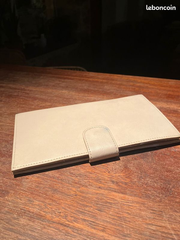 Porte feuille porte chequier porte carte cuir (image 1)