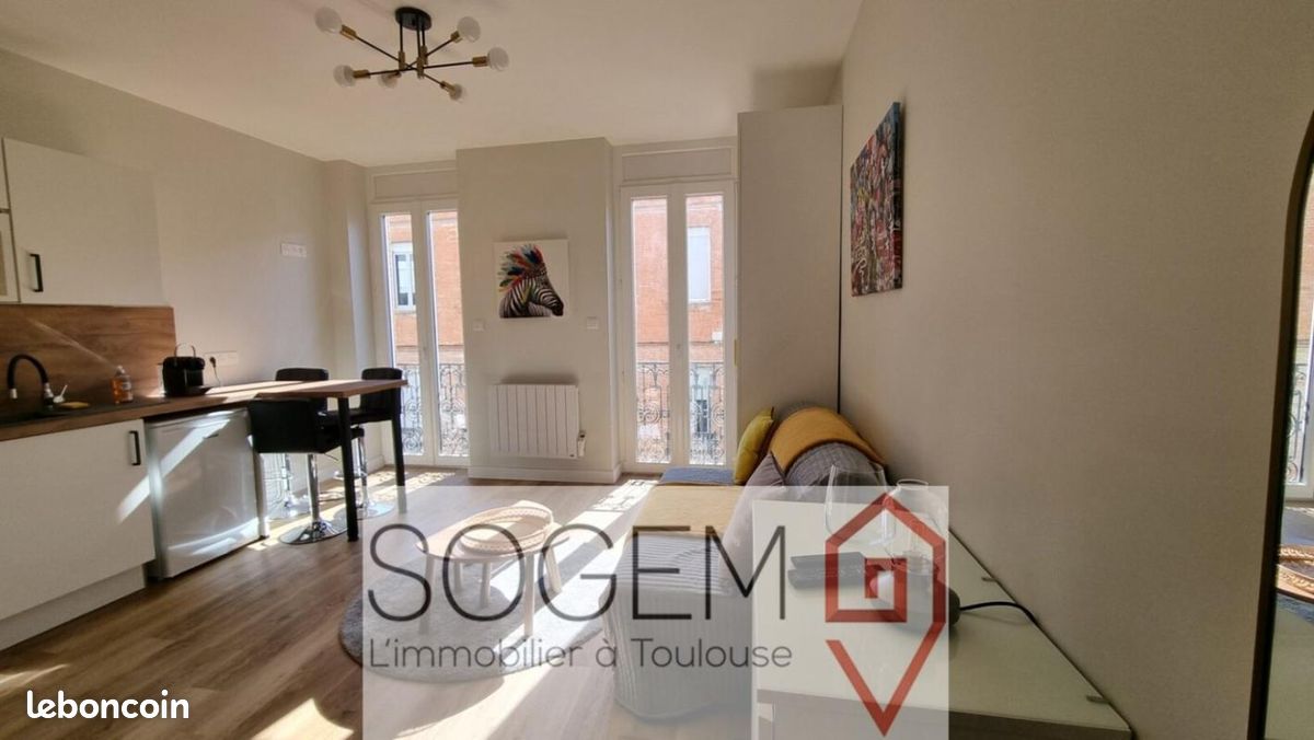 Appartement 1 pièce 19 m² · à Toulouse · 19 m² · 590 €/mois