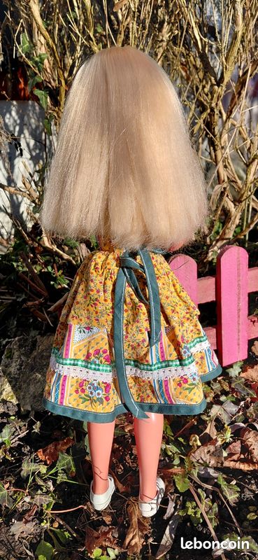 Rare Poupee Nathe Bella (Cathe) De 1984 Jambes Rades Yeux Berchet