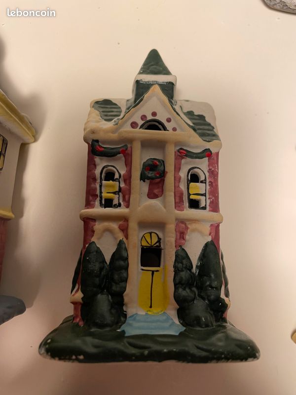 Décoration de Noël - Lot de 5 crèches Alsaciennes (image 6)