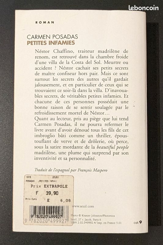 Petites infamies -; Carmen Posadas (image 2)