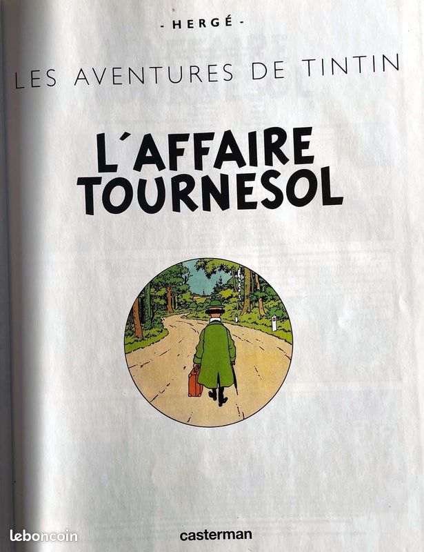 HERGE - HERGE - Tintin - L'Affaire Tournesol (Dos rouge B19) - Édition