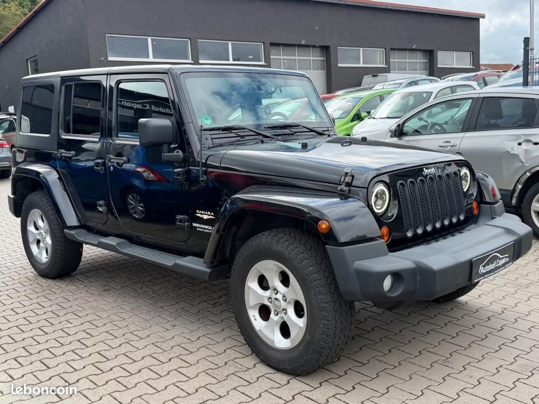 Jeep Wrangler Sahara 2.8 200ch - Toit ouvrant Révision complète Pack Sport Régulateur de vitesse (image 5)