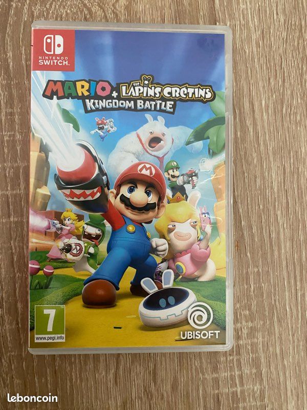 Jeux Nintendo switch super mario lapin cretin (image 1)