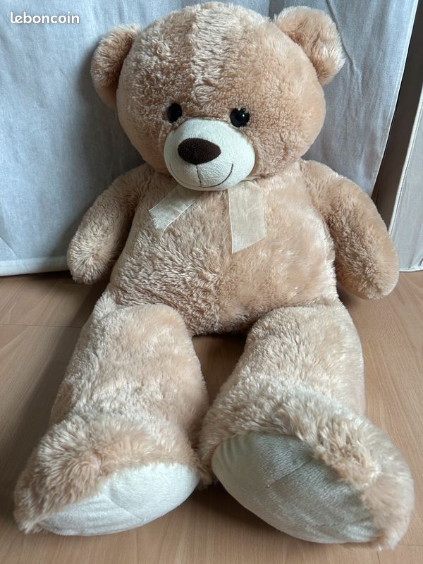 Peluche ours beige (image 2)