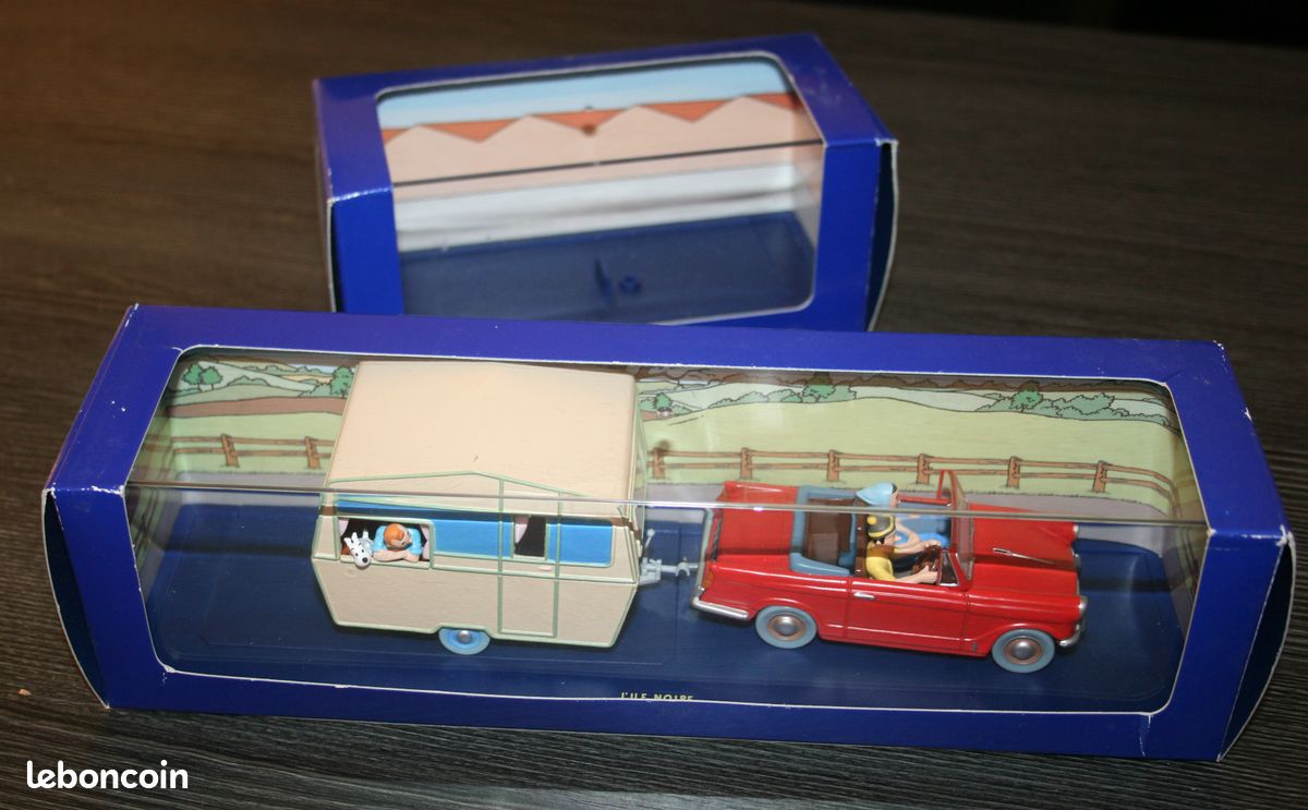 Figurine Triumph Herald De Tintin L'Ile Noire N°28-29 - Moulinsart