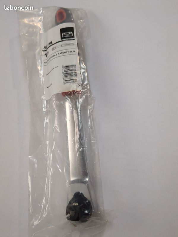 Clé à Cliquet Bahco S81SL 1/2 - 72 Dents - Tête Mince - 256 Mm