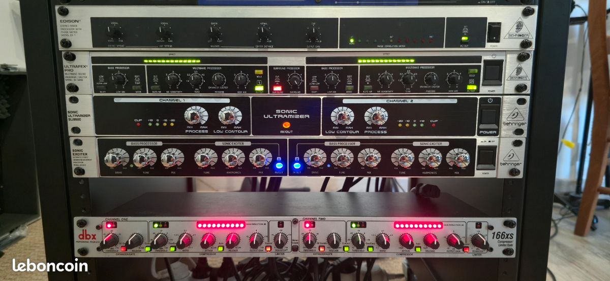 Behringer SU9920 Sonic Ultramizer – Exciter / Enhancer Stéréo Rack 19" – Très bon état (image 4)