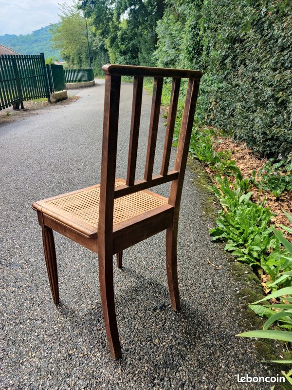 Chaises cannelées vintage (image 4)
