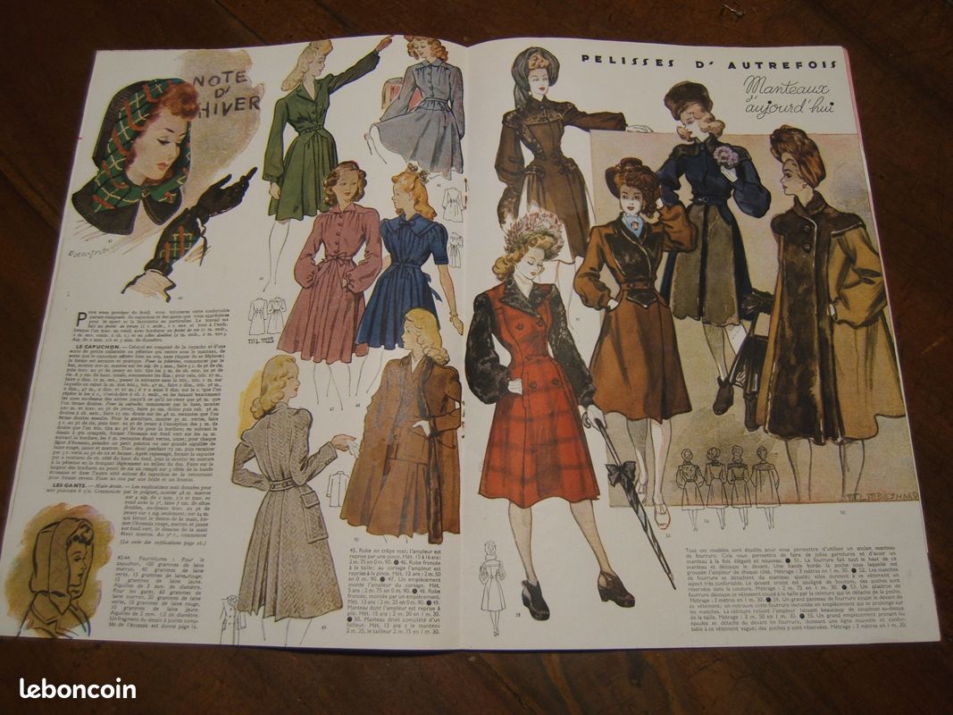 Revue Modes et travaux N° 541 de Février 1945 (image 3)