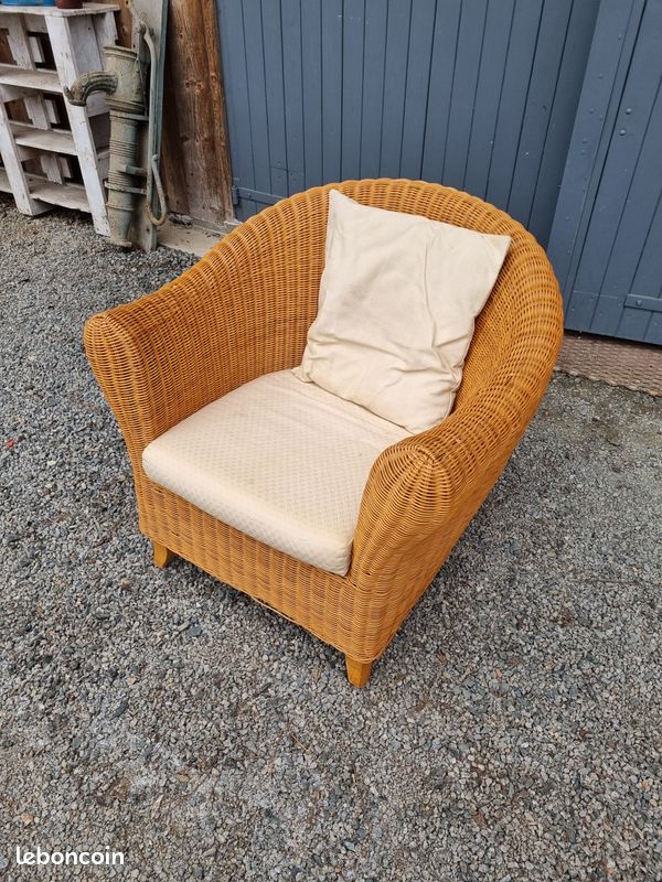 Fauteuil Ikea rotin