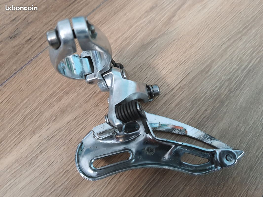 Dérailleur Avant Shimano FD-MC32 STX : Vintage, Argenté, Pour Vélo Rétro Ou Réparation