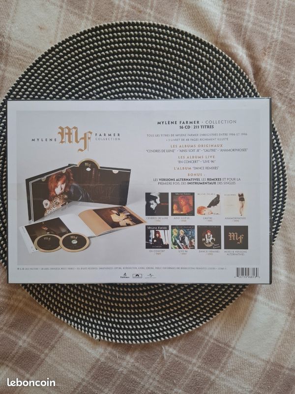 Mylene farmer coffret cd collection numéroté 16 cd 211 titres - CD 