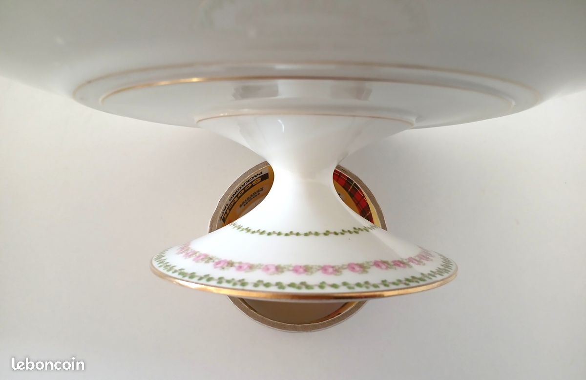 Assiette et coupe anciennes assorties (image 5)