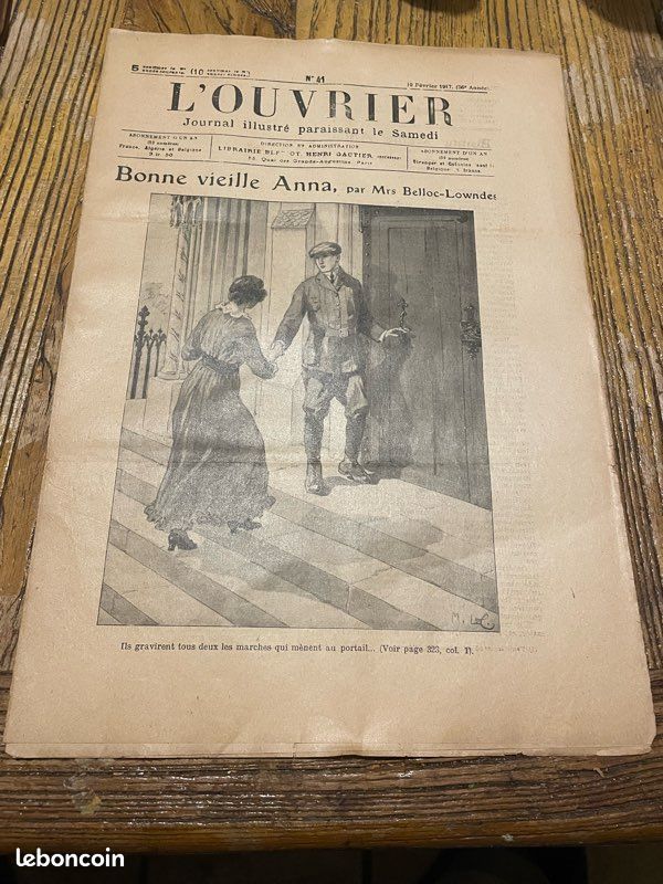 Différent Revue L'ouvrier - Journal illustré paraissant le Mercredi et le Samedi 1917/1918 (image 5)