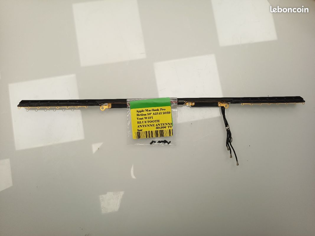 Apple Macbook Pro Retina 16” A2141 2019 Vent Wifi Bluetooth Antenne Barre (image 1)