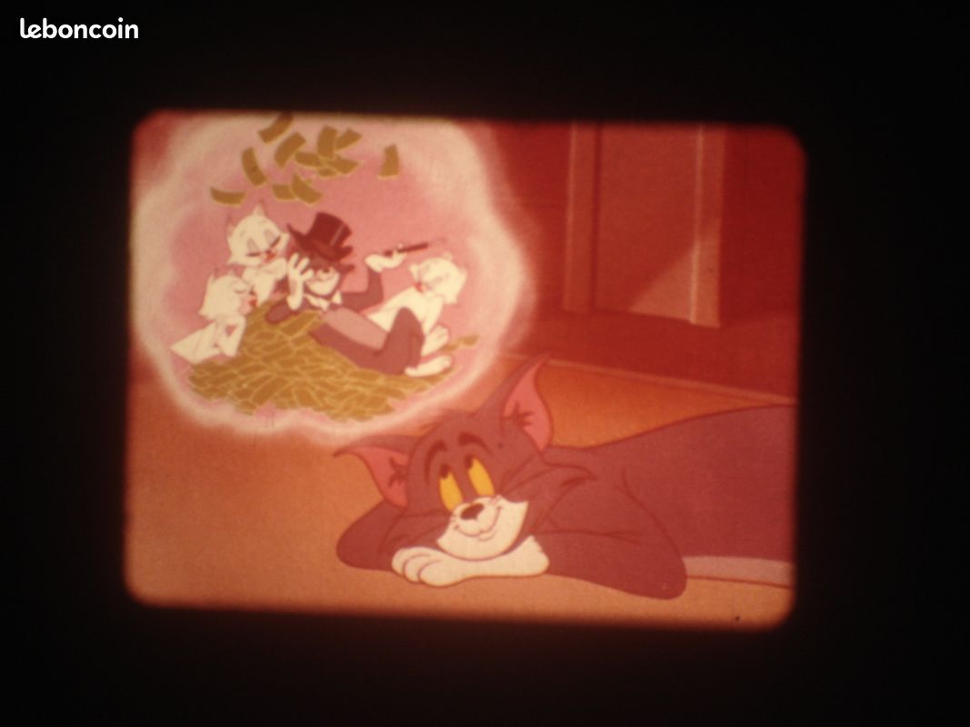 Film 16 mm RARISSIME DESSIN ANIME COMPLET TOM ET JERRY MOUSE