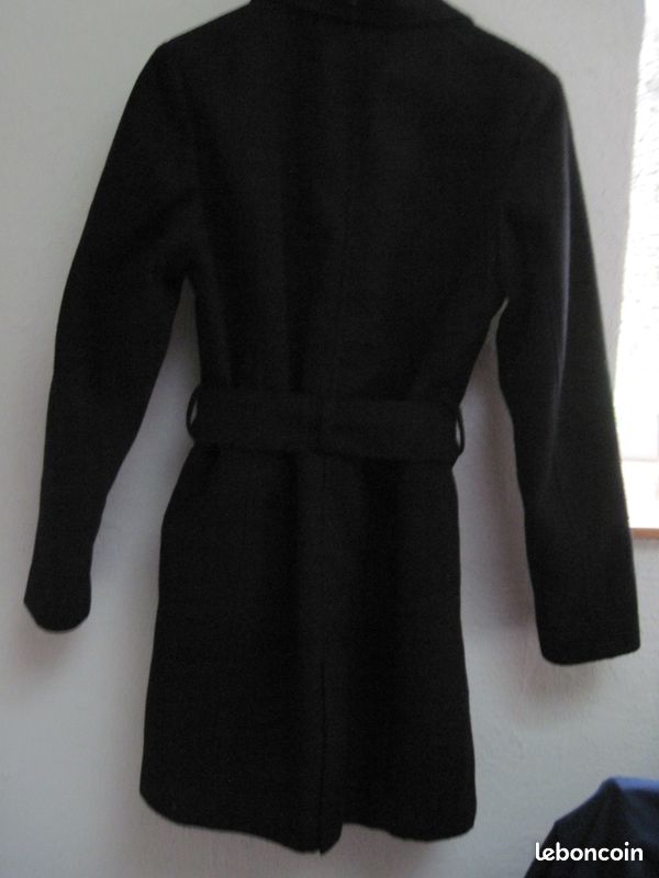 Manteau flanelle marine (image 3)