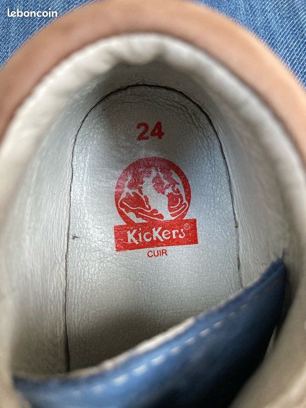 Chaussures cuir kickers 24 (image 6)