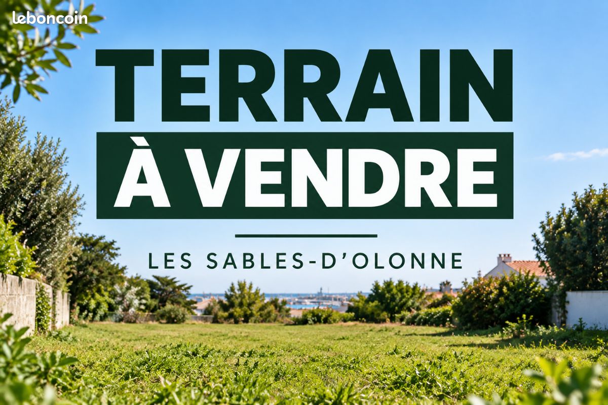 TERRAIN 610m2 · à Les Sables-d'Olonne · 650 000 €