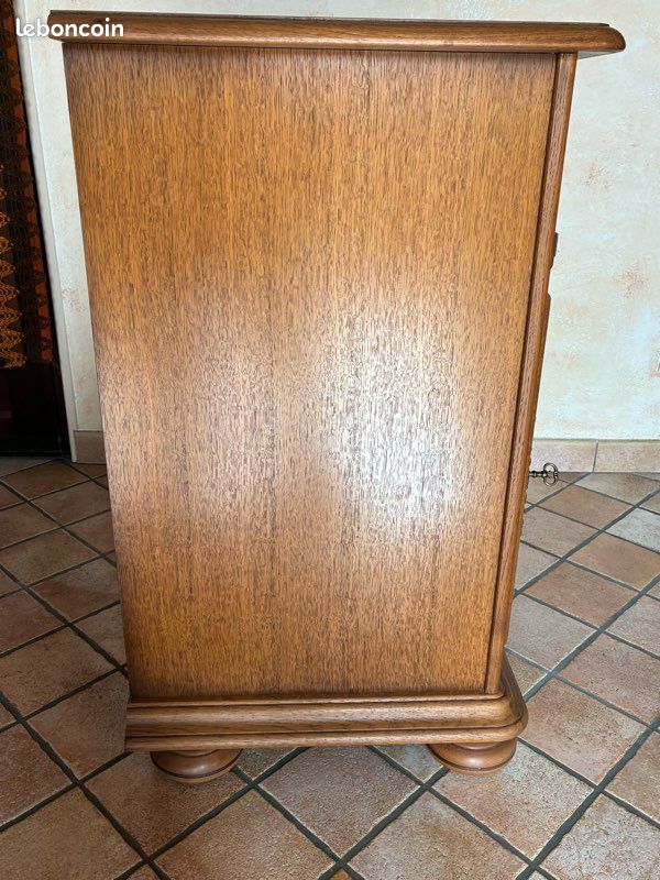 Meuble chêne sur roulettes (image 4)