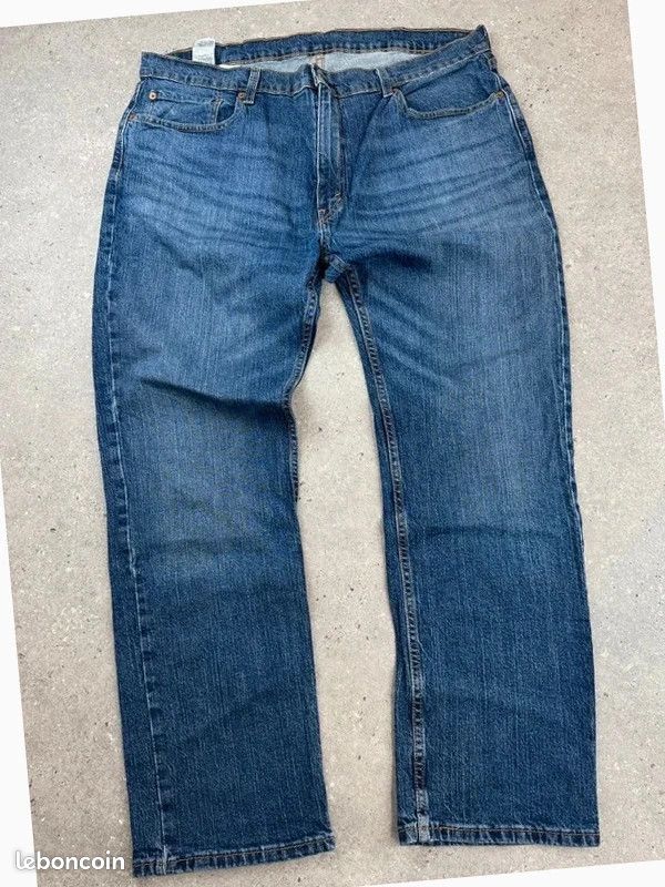 Jean levi’s bleu coupe droite baggy homme style vintage w38l30 (fr48) 559 (image 3)