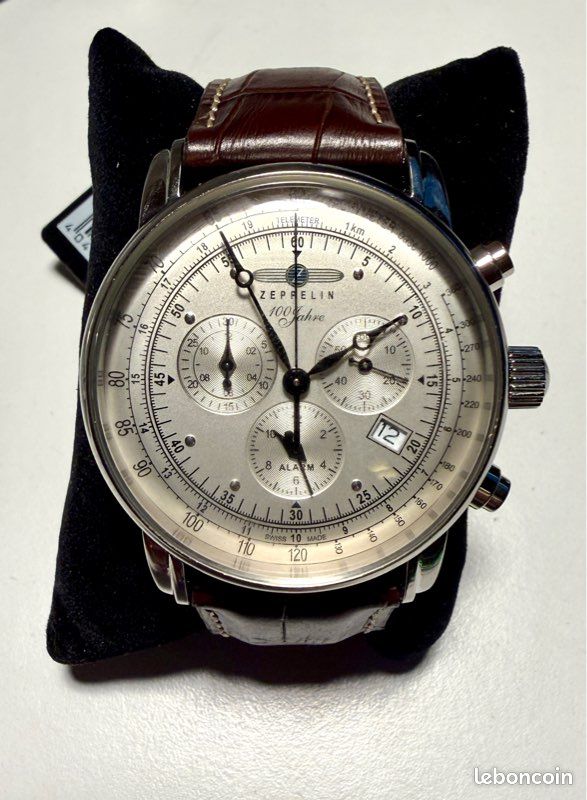 Montre Zeppelin 7680-1 (100 Jahre Chronograph) NEUVE Montres
