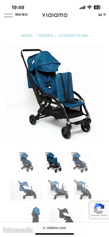 Kalinga Ashok Poussette Canne Techno Xlr Poussette Limo