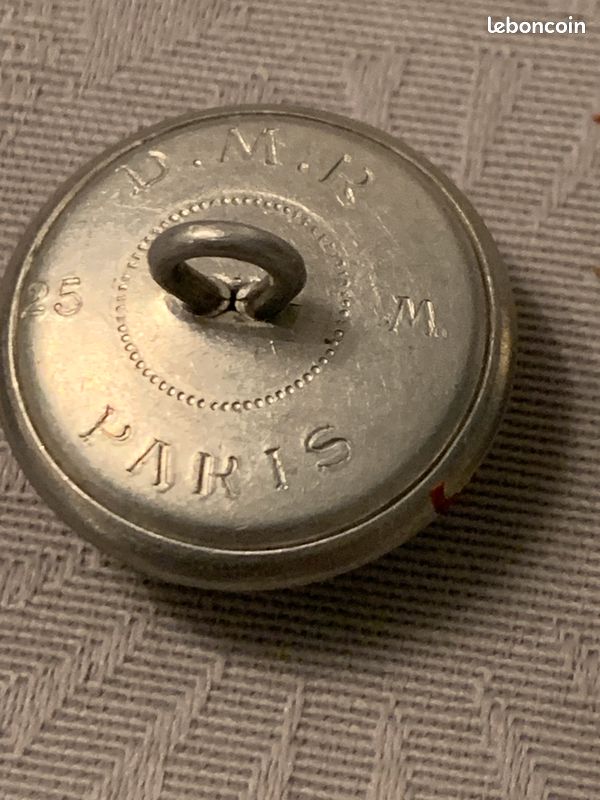 Lot de 5 véritables boutons marins aluminium (image 5)