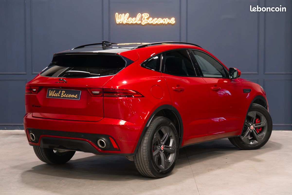 Jaguar E-pace P200 FlexFuel MHEV AWD 2.0 200ch R-Dynamic HSE - 1ère main - Jaguar approved (image 2)
