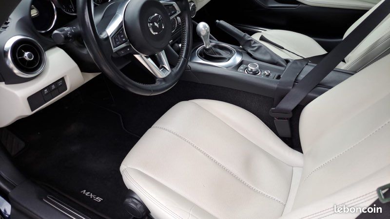 Mazda mx5 iv rf 2.0 skyactiv-g 184 selection cuir blanc bose*ja*cuir (image 4)
