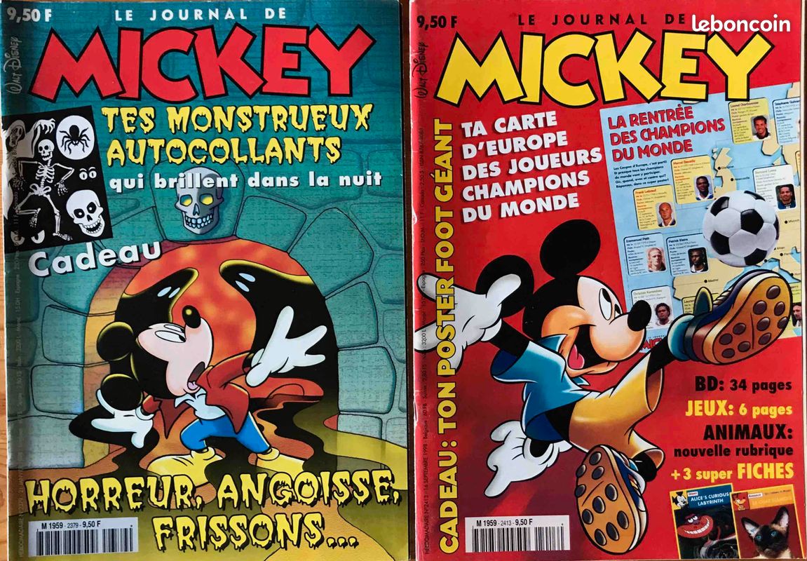 📗BD-magasine📕 *le Journal de Mickey * Nouvelle série ©1998-2002 /série 12 (image 1)