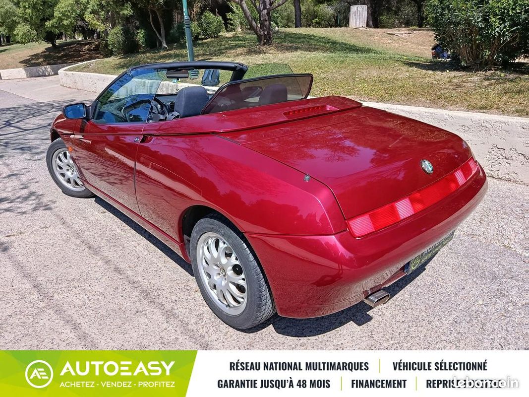 Alfa Romeo SPIDER GTV - 1.8 TS 16v 144 CH - 20.700 km réels - Origine France (image 3)