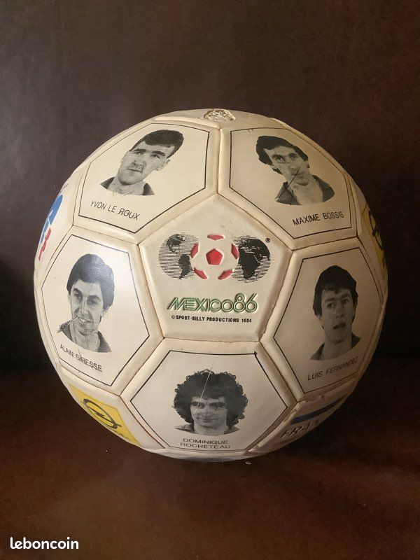 Ballon de foot coupe du monde Mexico 1986 vintage (image 1)
