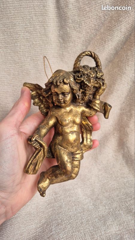 CHÉRUBIN PUTTI ANGELOT MUSICIENS VINTAGE DECO NOËL