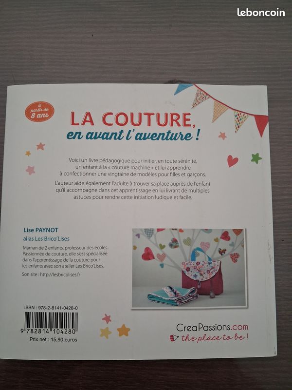 Livre La Couture en avant l'aventure FRAIS DE PORT 0.99 CE WD 5-6/09/2026 (image 2)