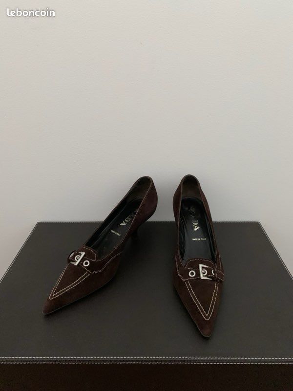 Escarpins PRADA (Pointure 37,5 / Made in Italy) (image 1)