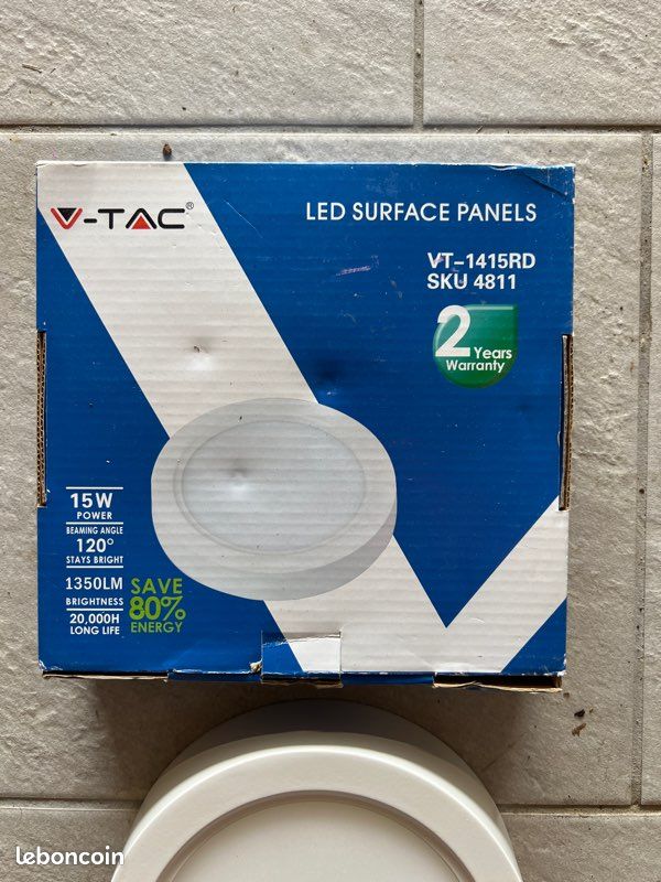 ÉCLAIRAGE LED ROND 18 cm 15W (image 2)
