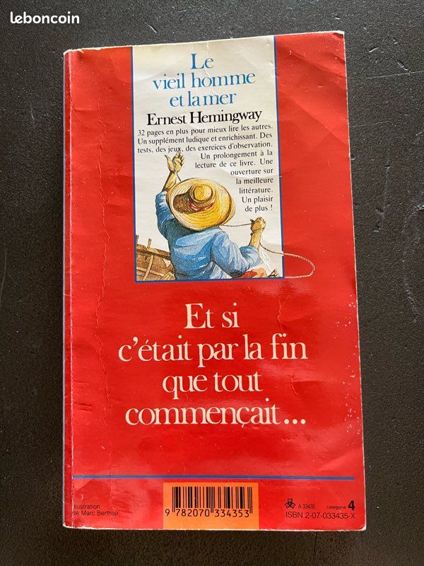 Livre Le vieil homme et la mer d’Ernest Hemingway (image 3)