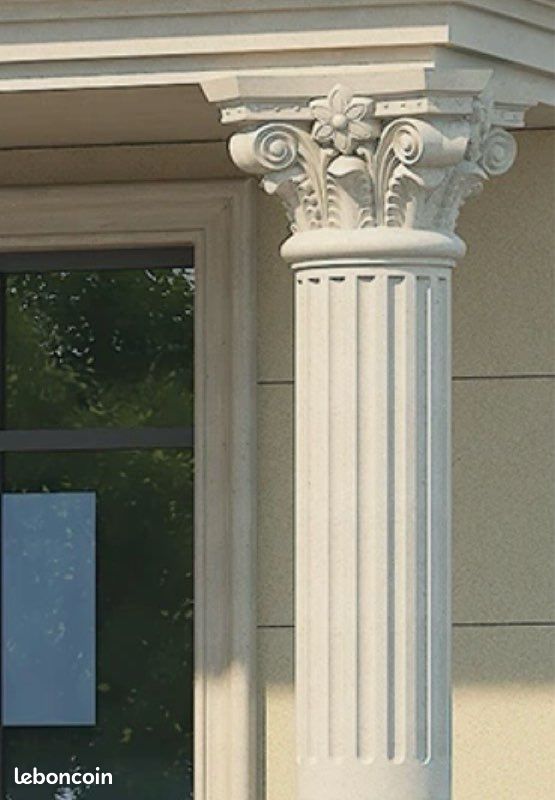 Moule colonne romaine de jardin, effet de pierre de bordure, bricolage