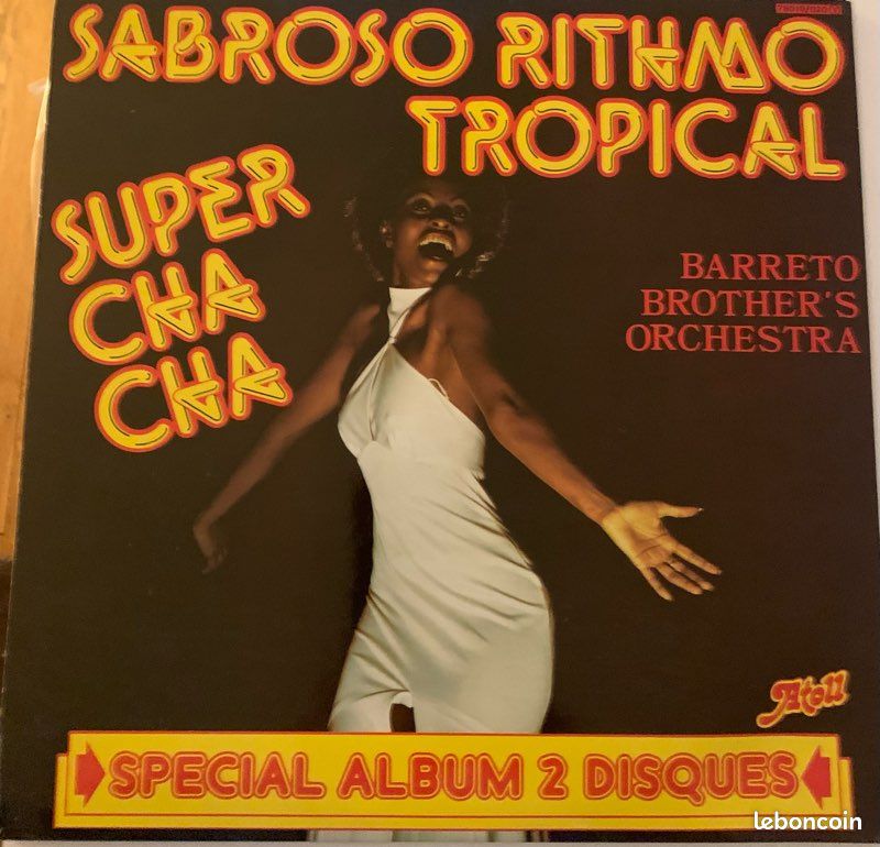 Disque Vinyle 33T LP : Barreto Brother's Orchestra – Sabroso Rithmo Tropical (image 2)