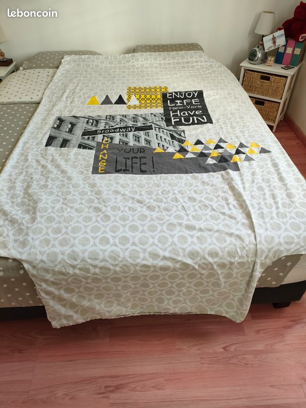 Housse de couette,draps housse protège matelas (image 2)