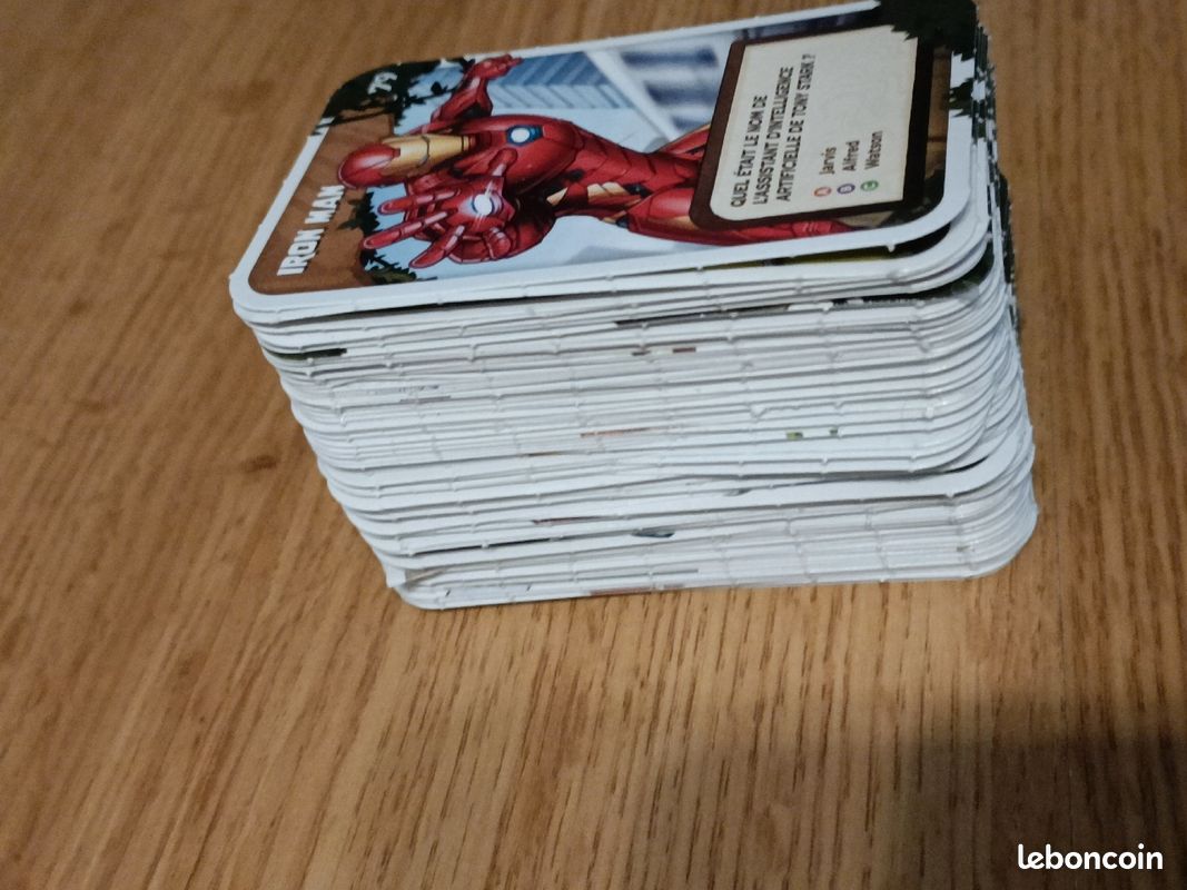 Lot cartes Leclerc marvel 2024 Collection