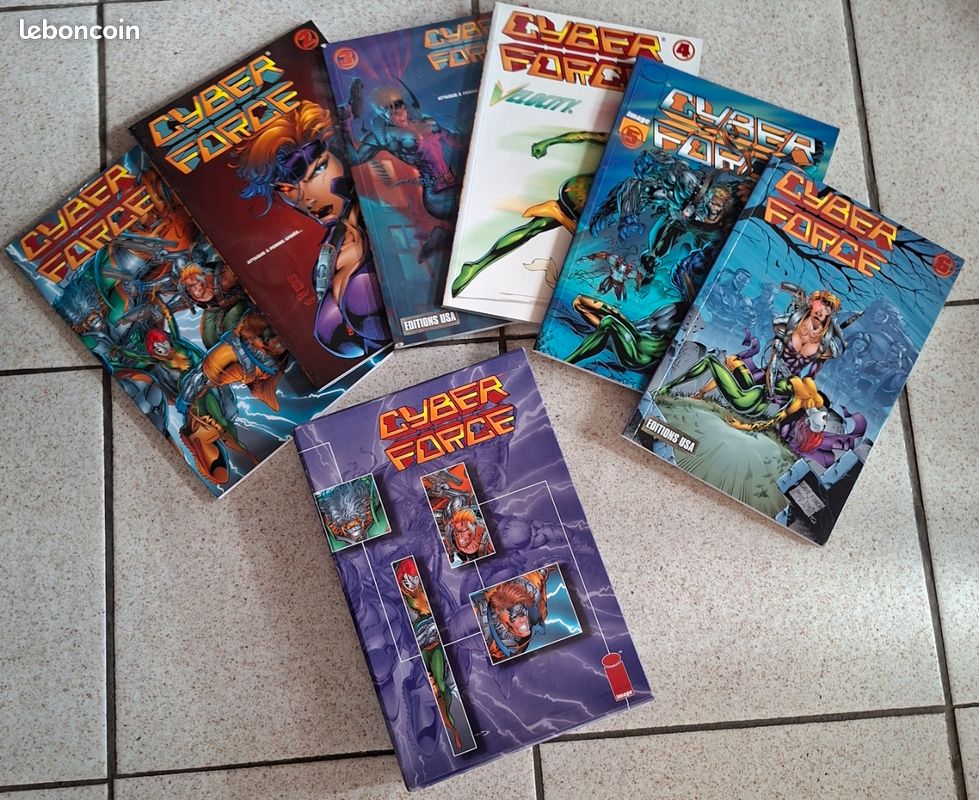 Cyber Force Coffret N°3 1997 avec les 6 bd (image 1)