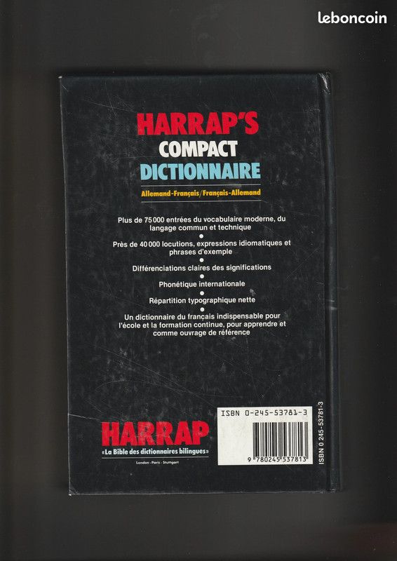 Harrap's Compact Dictionnaire Allemand - Francais (image 2)