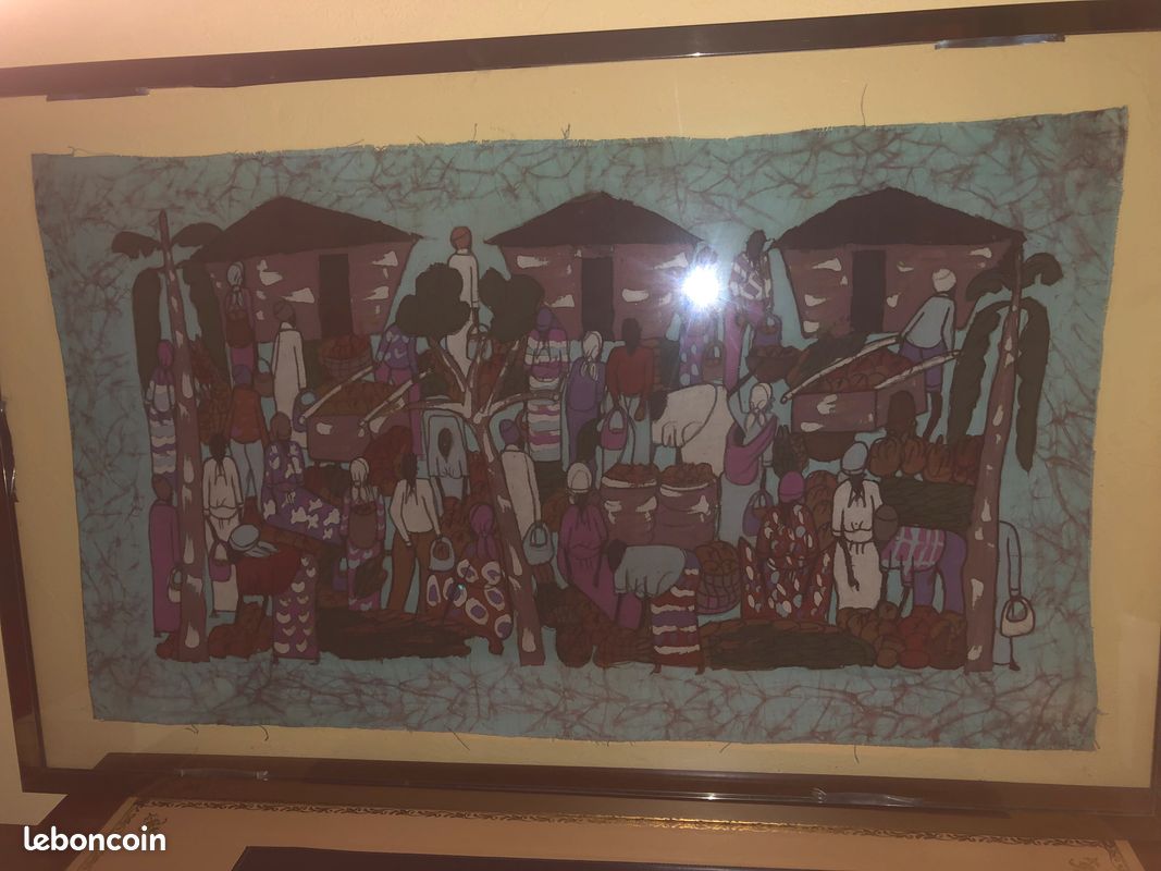 Sous-verre Batik indonésien (image 2)