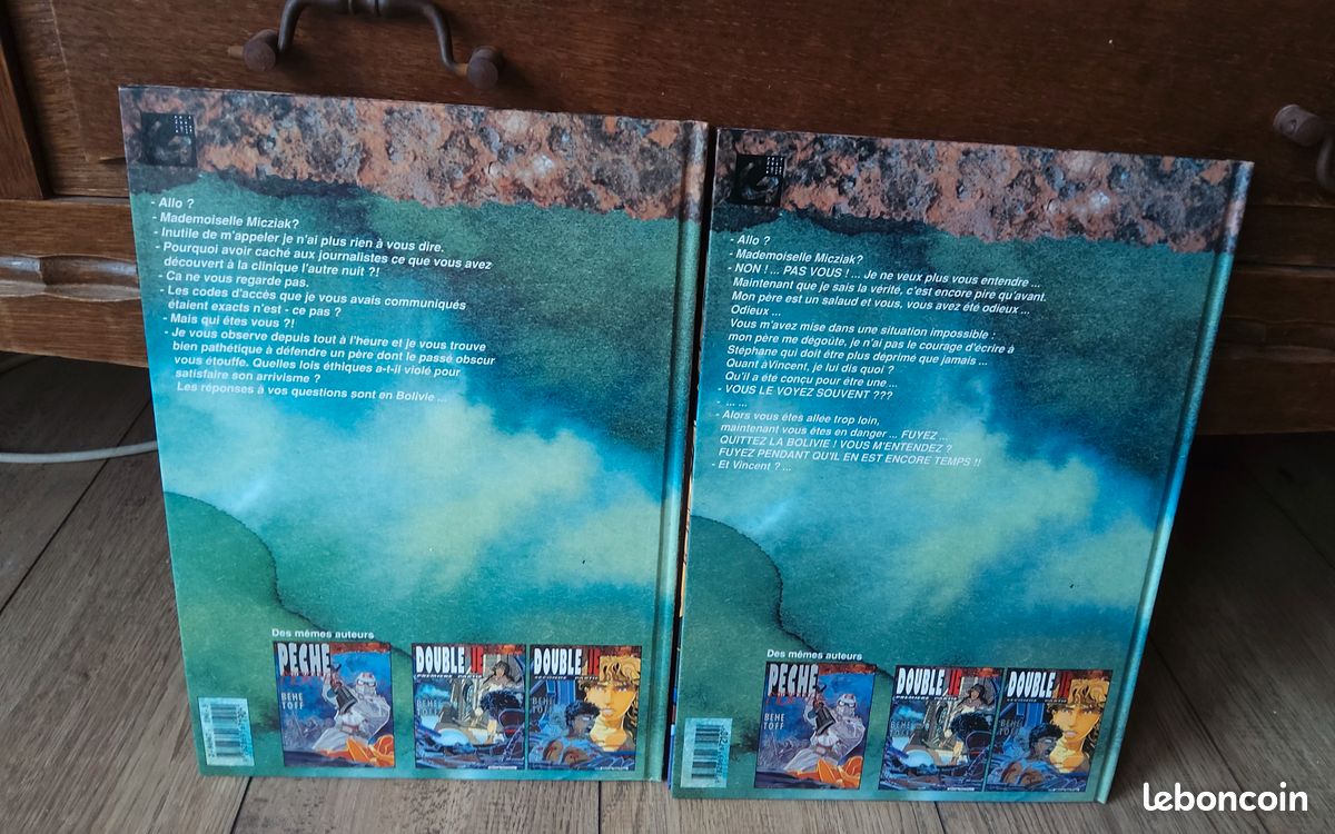 Bande dessinée Tome 1 et 2 EO DOUBLE JE Behe / Toff (image 2)
