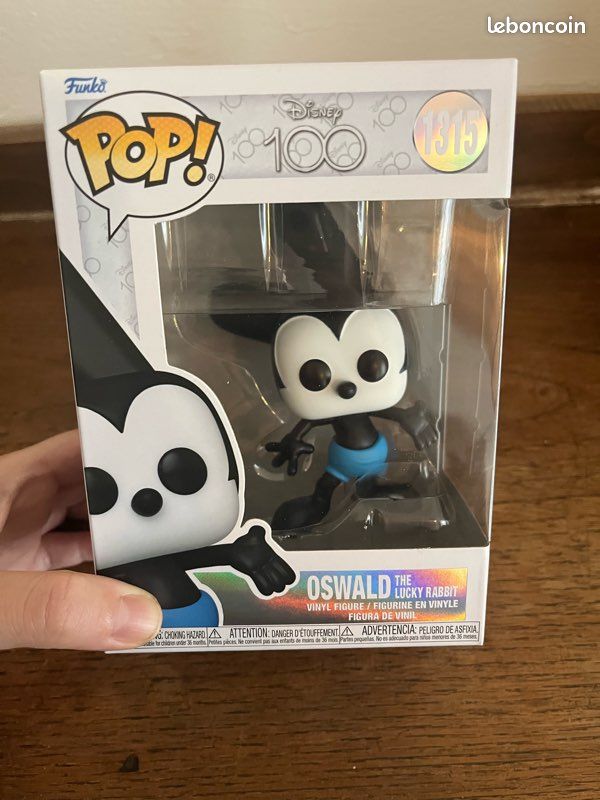Figurine Funko Pop! Oswald Rabbit - Disney - Édition Vinyle - Neuve